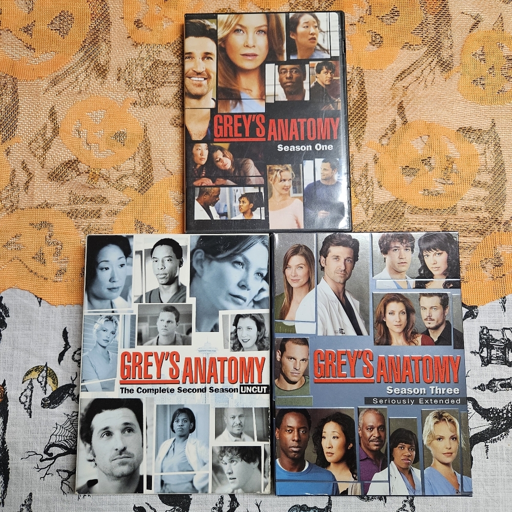 Grey's Anatomy Seasons 1 2 3 DVD Box Set